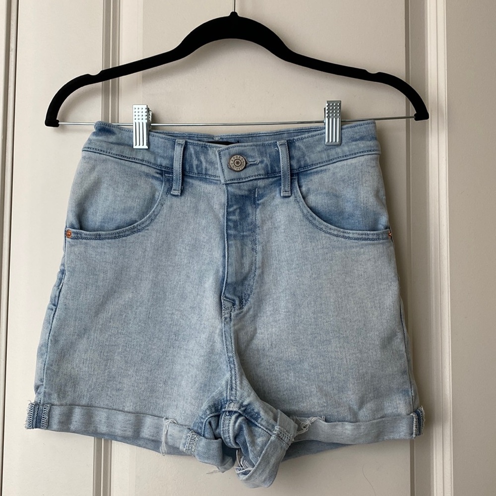 Super high waisted mom shorts